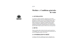 Desktop Screenshot of conditionsgenerales.mojuice.com