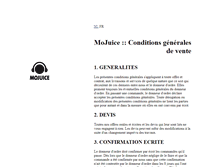 Tablet Screenshot of conditionsgenerales.mojuice.com